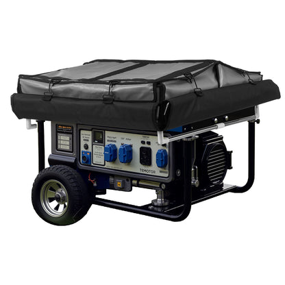 Generator Cover, 865 x 657 x 535 mm Waterproof Universal Generator Cover for Most Generators 3500-12000 Watt, Portable Generator Running Cover with Heavy Duty Thicken 420D Oxford Fabric, Grey