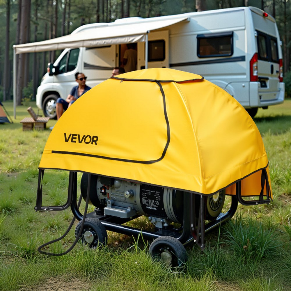 VEVOR Generator Cover Universal Generator Waterproof Cover 915x660x660 mm Yellow