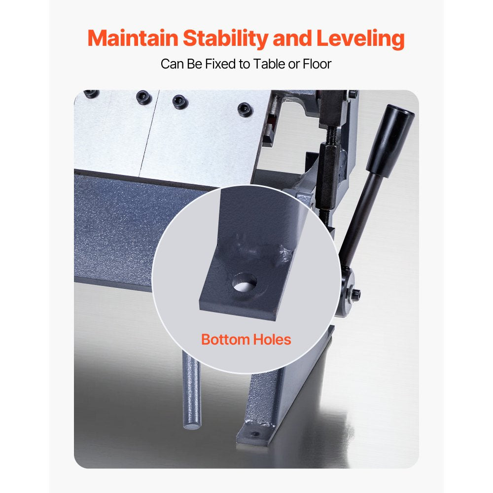 305mm Box and Pan Brake 0-135° 20 Ga Sheet Metal Bending Brake 5 Fingers