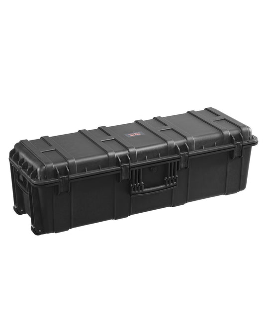 VEVOR 5.5 Cu.ft Weatherproof Hard Case with 3 Handles Large Capacity Case Black