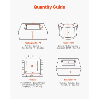 9 KG Fire Glass 12.7 mm Fireplace Glass Rocks for Fire Pit Table Black