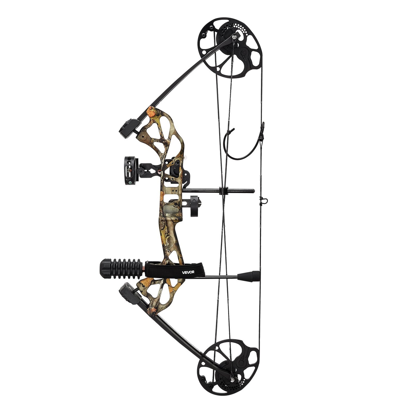 Compound Bow Archery, Adjustable 19-30 in Draw Length Compound Bow Package for Beginner, 19-70 Lbs Draw Weight Archery Bows and Arrow Set, Right Hand Kit with Hunting Equipment, 320 fps