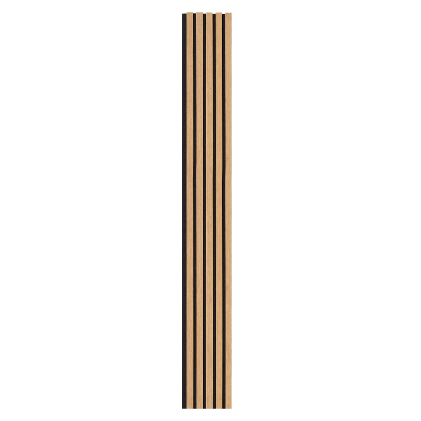 Wood Slat Acoustic Panels, 7.9 x 94.5 inch, MDF Accent Wooden Wall Panels for Modern Interior Wall Decor, Faux Wood Wall Board Panels for Noise Reduction, Light Oak