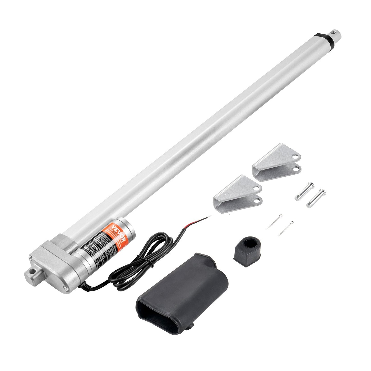 Waterproof Linear Actuator 12V, 0.5m, 3000N, 1.73kg, 5mm/s, IP65 Rated