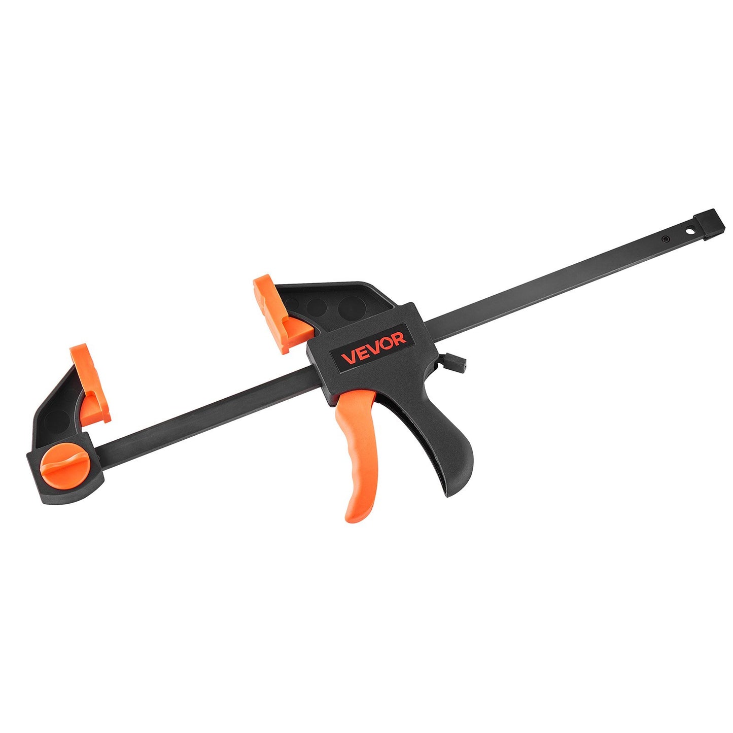 Bar Clamps for Woodworking, 2-Pack 30.48 cm and 2-Pack 15.24 cm, One-Handed Clamp/Spreader, Quick-Grip F-Clamp with 70 kg Load Limit, Premium Plastic and Steel, for Woodworking Metal working