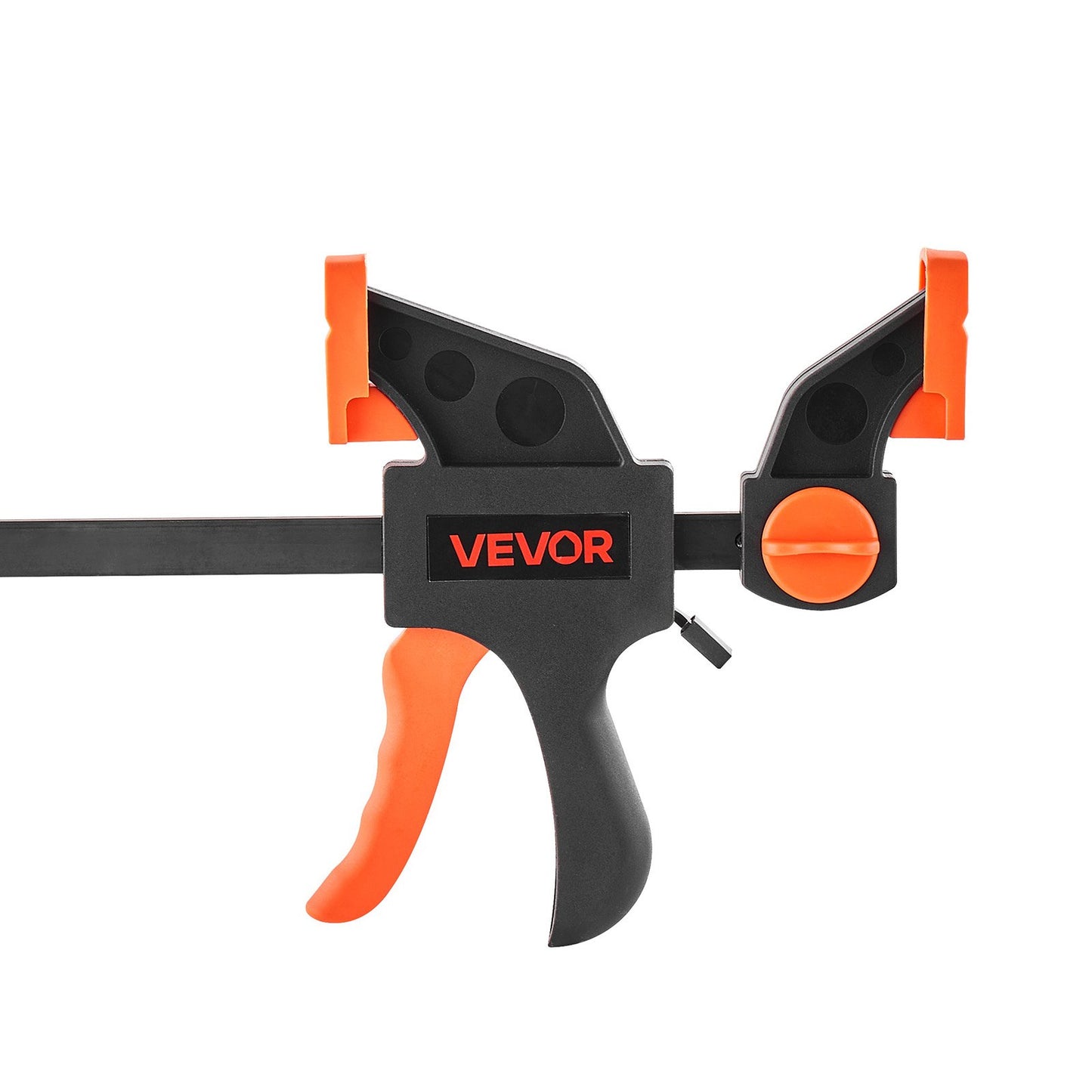 Bar Clamps for Woodworking, 2-Pack 30.48 cm and 2-Pack 15.24 cm, One-Handed Clamp/Spreader, Quick-Grip F-Clamp with 70 kg Load Limit, Premium Plastic and Steel, for Woodworking Metal working