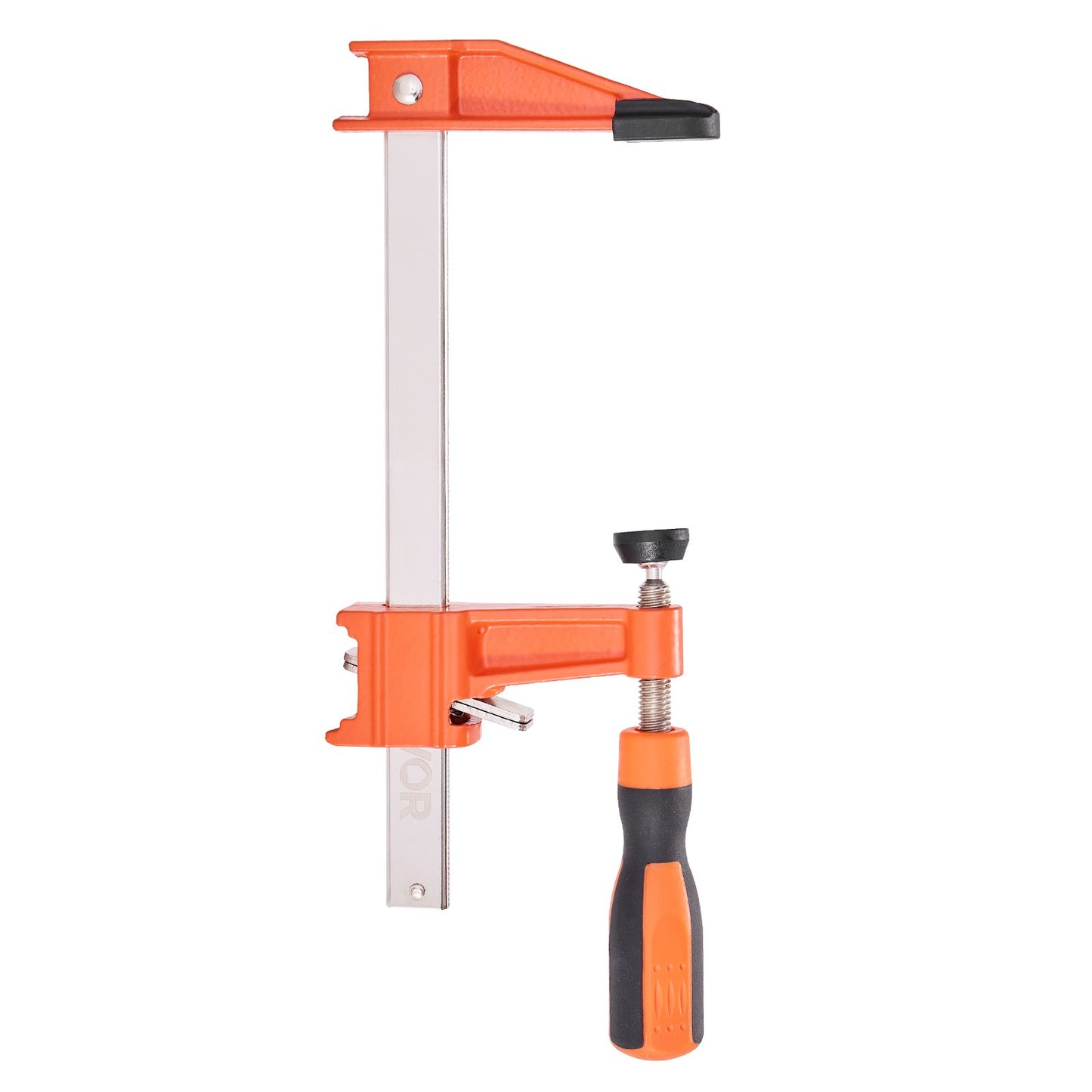 Bar Clamps for Woodworking, 2-Pack 15.24 cm and 2-Pack 30.48 cm, Lockable F-Clamp with 272 kg Load Limit, 63.5 mm Depth, Cast Iron and Carbon Steel, Wood Clamps for Woodworking Metal Working