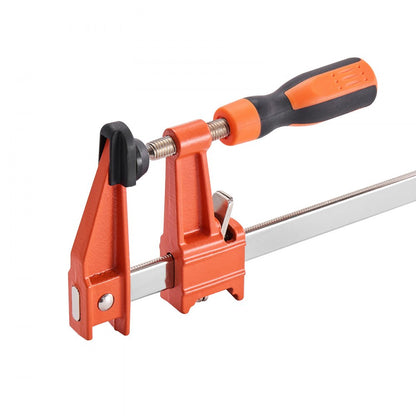 VEVOR Bar Clamps for Woodworking 2-Pack 61 cm Opening Lockable F Clamp Cast Iron