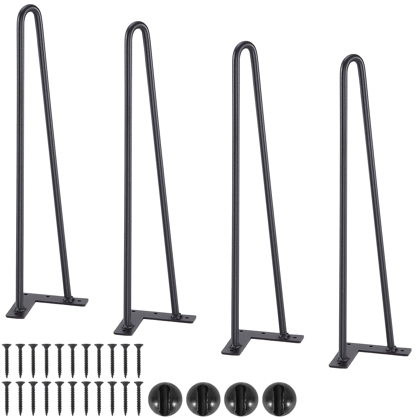 VEVOR 482.6MM Hairpin Furniture Legs, Metal Home DIY Projects for Nightstand, Coffee