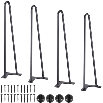 VEVOR 482.6MM Hairpin Furniture Legs, Metal Home DIY Projects for Nightstand, Coffee