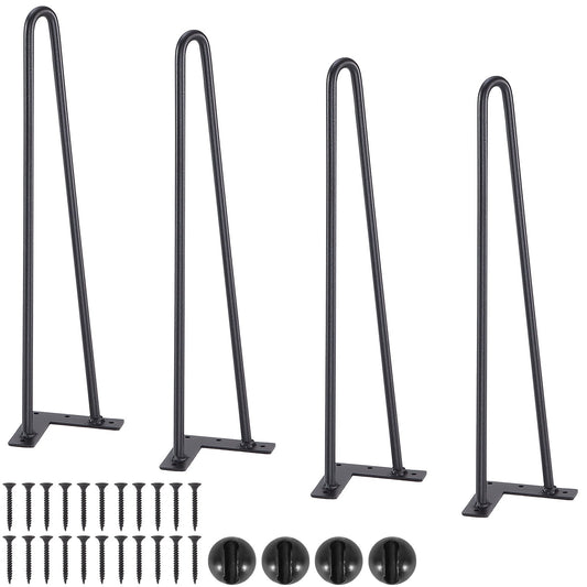 VEVOR 482.6MM Hairpin Furniture Legs, Metal Home DIY Projects for Nightstand, Coffee