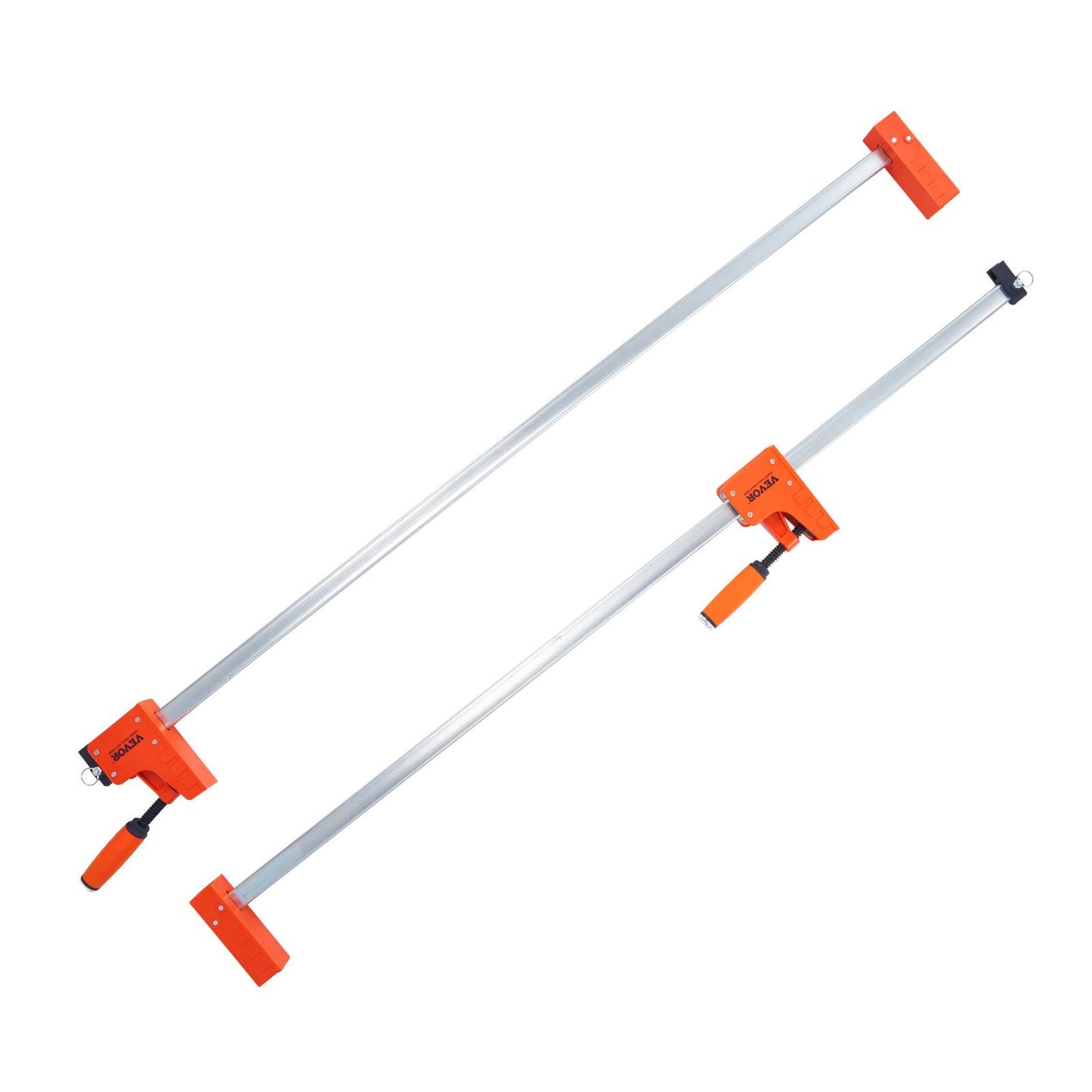 Woodworking Bar Clamps, 2-Pack 1.27m Parallel Set, 500kg Load Capacity