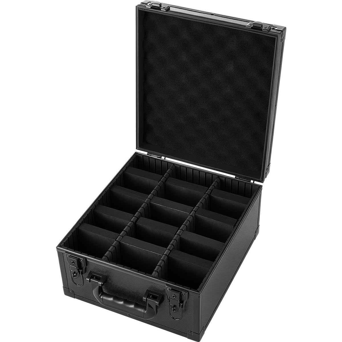 Graded Card Case 3 Row 150 PSA Slab Storage Box with Secure Lock, Baseball Sports Trading Cards Holder Collector with 12 Dividers, Key, Holds 100 SGC 80 BGS 500 Top Loaders & 999+ Loose Cards