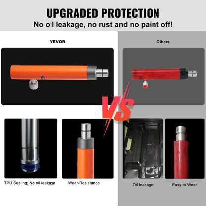 4 Ton Portable Hydraulic Jack Kit with 1.2 m Hose for Auto Body Repair