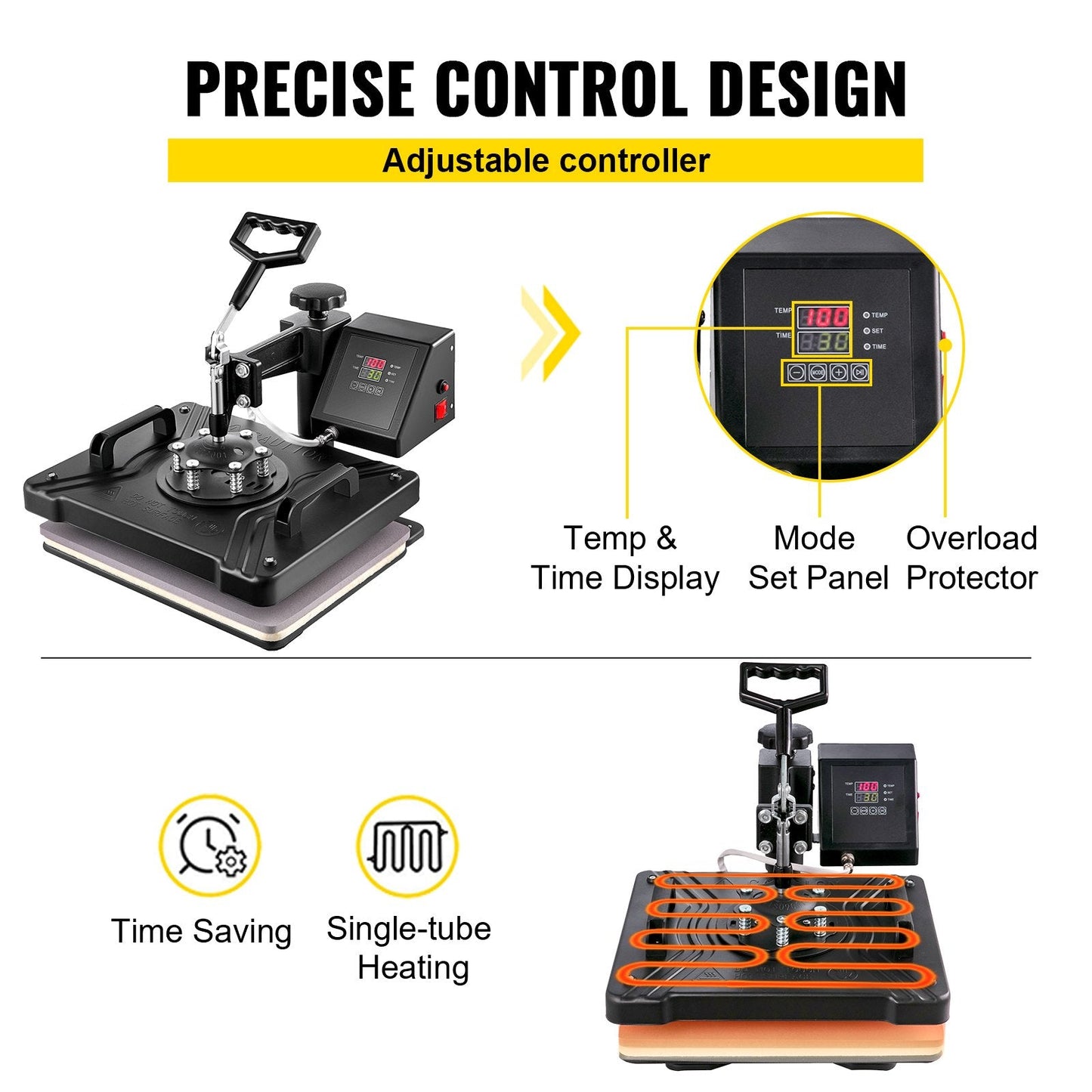 5-in-1 Heat Press & 0.87m Vinyl Cutter Plotter with Signmaster Software