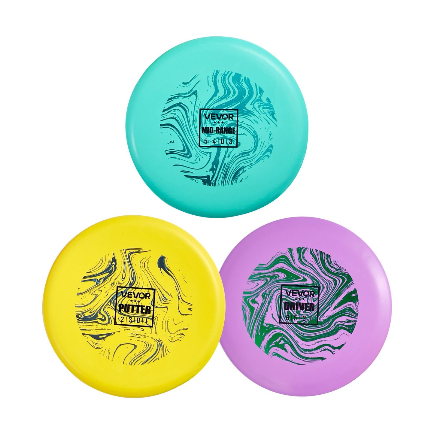 Disc Golf Set, 3 Pack Disc Golf Starter Set, Beginners Flying Discs for Full-Body Strength Training, with Putter, Mid-Range, Driver, PDGA Approved, for Outdoor Backyard, Lawn, Beach, and Park