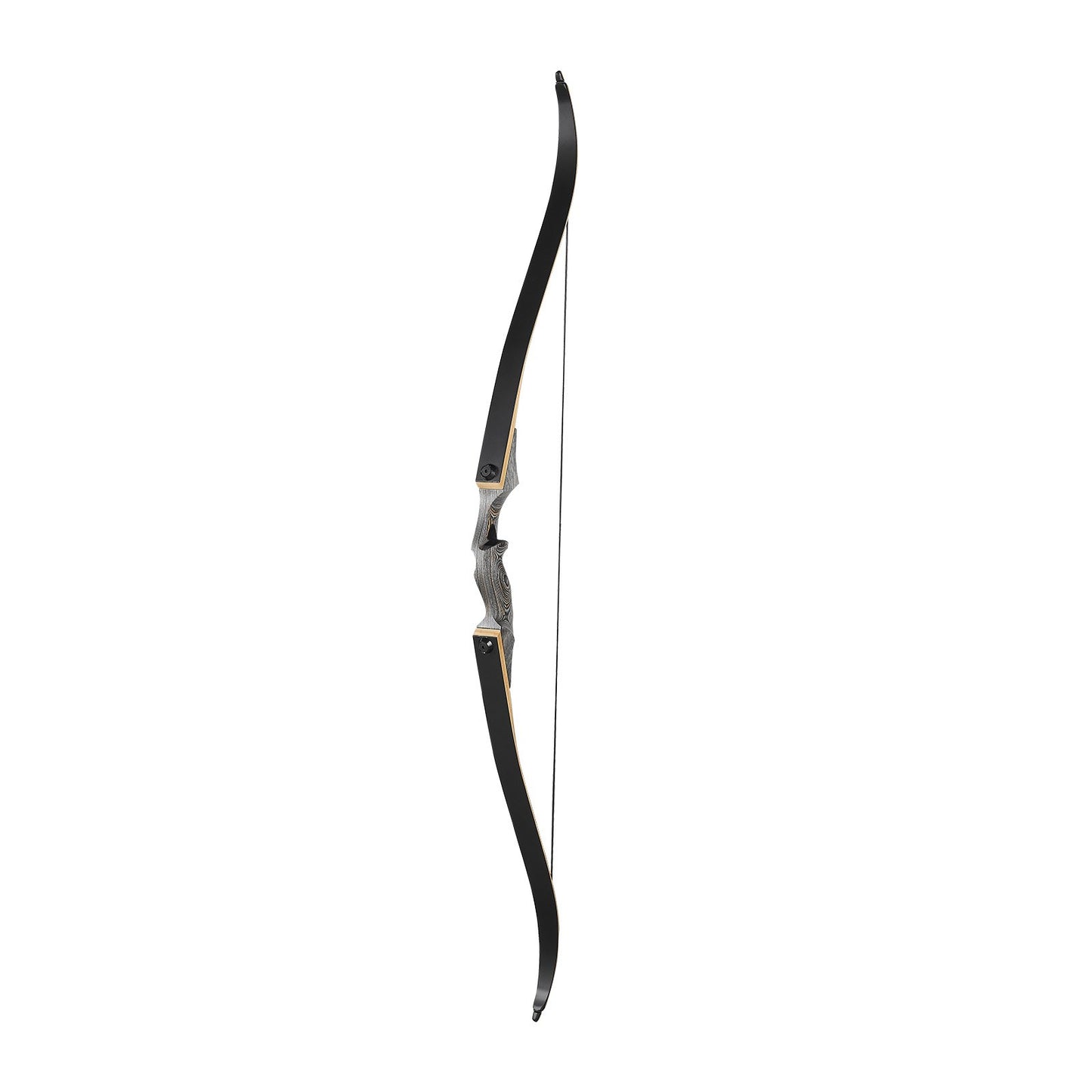 Recurve Bow and Arrows Kit, 60 inch Wooden Takedown Bows, Right Handed Ergonomic Archery Recurve Bow Package, Longbow for Outdoor Target Training Practice Hunting, Beginners to Advanced, 45 lbs