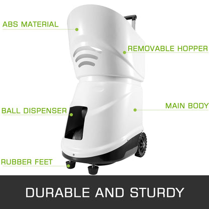 Vevor Portable Tennis Ball Machine Pitching Throwing Training Machine 150 Balls