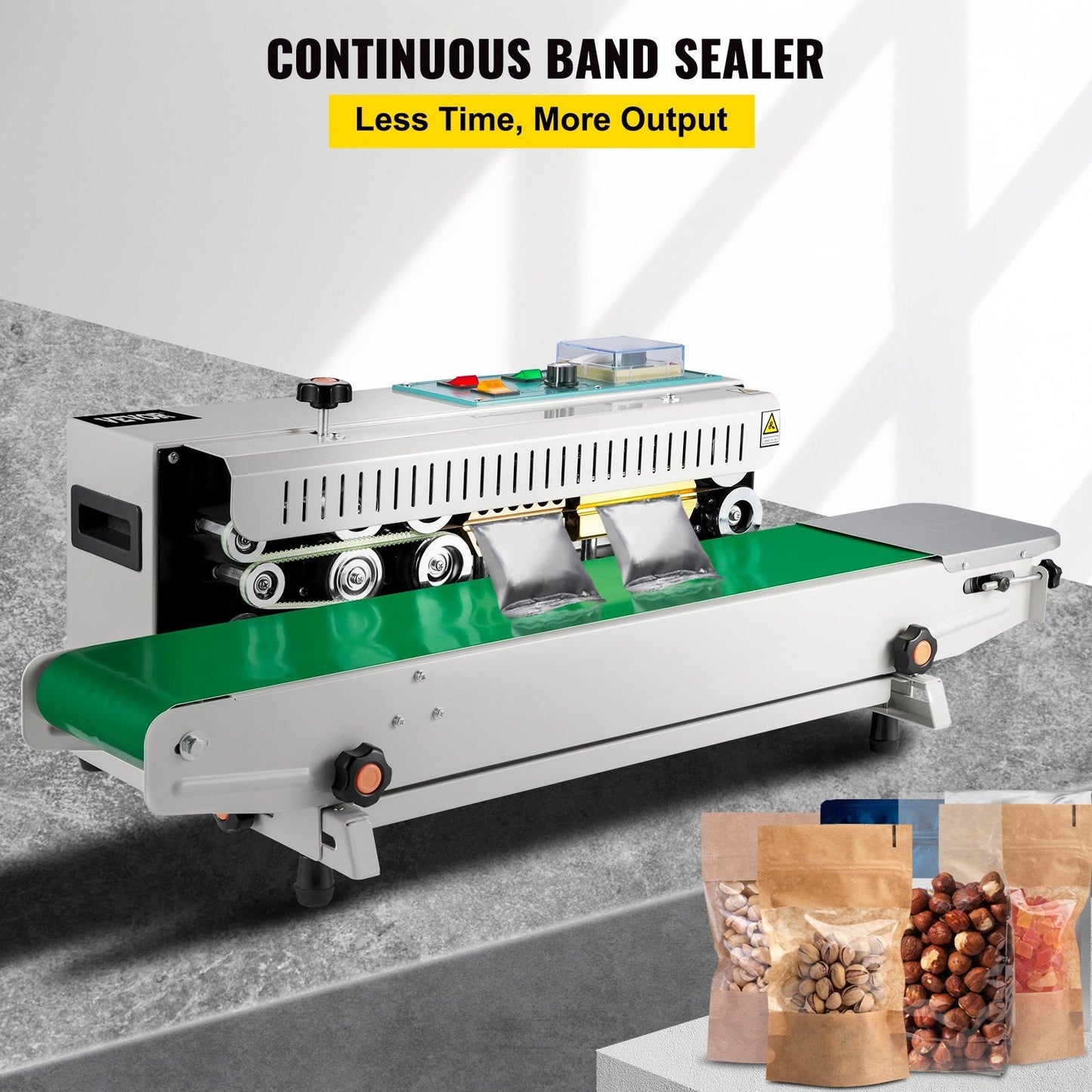 Automatic Continuous Sealing Machine for PVC Bags, Adjustable & Portable Design