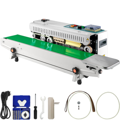 Automatic Continuous Sealing Machine for PVC Bags, Adjustable & Portable Design