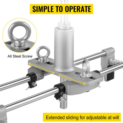 8-Piece Door Lock Mortising Kit with Tungsten Steel Cutters and Accessories