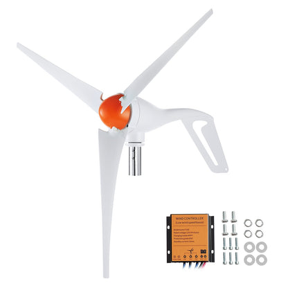 VEVOR 500W Wind Turbine Generator, 12V Wind Turbine Kit, 3-Blade Wind Power Generator