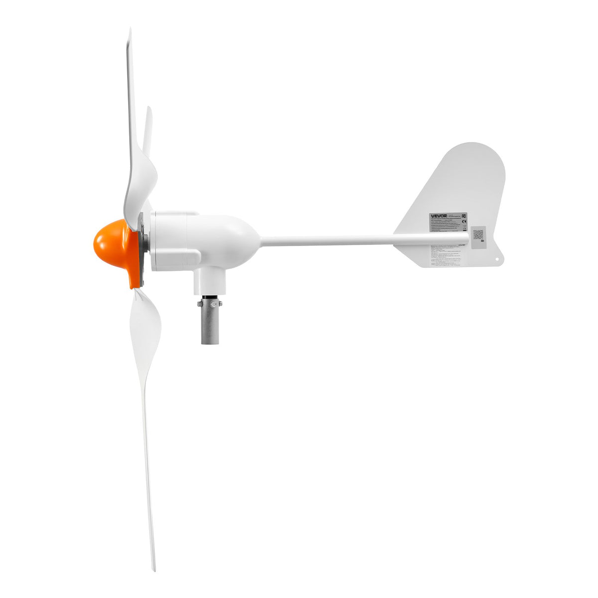 1200W 24V Wind Turbine Generator, 3-Blade Wind Turbine Kit with Wind/Solar Hybrid Controller, Efficient 3-Phase AC Permanent Wind Power Generator for RV Boat Home Farm (Tower Pole Not Included)