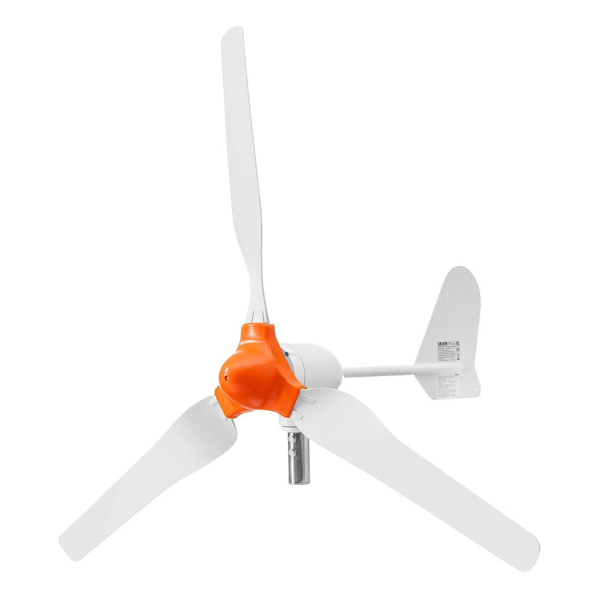 1000W 12V Wind Turbine Generator, 3-Blade Wind Turbine Kit with Wind/Solar Hybrid Controller, Efficient 3-Phase AC Permanent Wind Power Generator for RV Boat Home Farm (Tower Pole Not Include)
