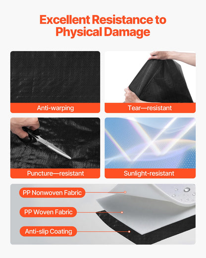 House Wrap, 1.22 x 76.2 mm, 0.17 mm Thick Vapor Barrier, Heavy Duty Plastic Sheeting for Tear-resistant, Drop Cloth Vapor Barrier Covering for Residential & Commercial Construction, Black