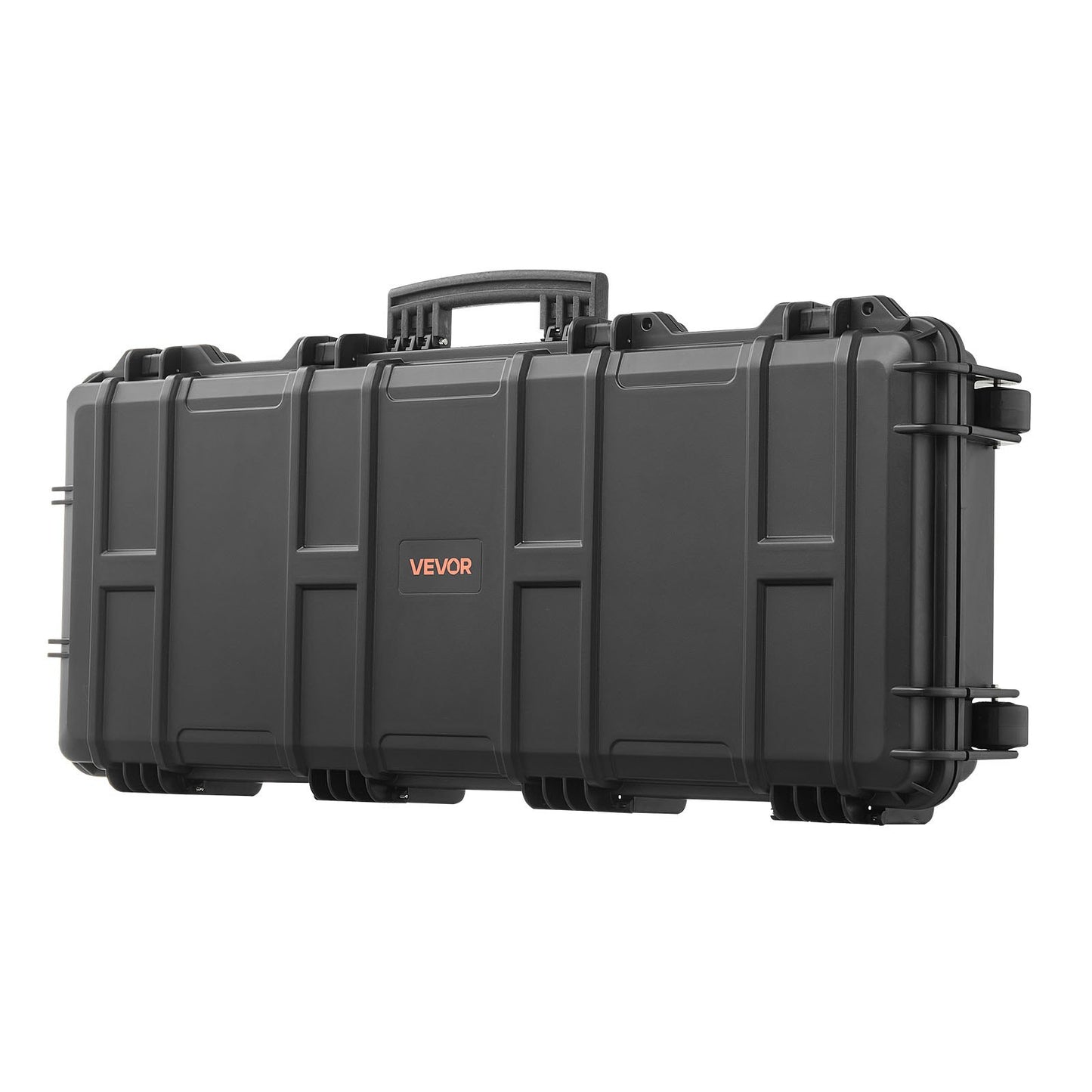 Hard Rifle Case, Lockable Rifle Case with 4 Layers Pre-cut Foams, 914 mm Gun Storage with Wheels, IP67 Waterproof & Dustproof Pistol Storage Cases for Rifles, Shotguns, Airsoft Guns, Black