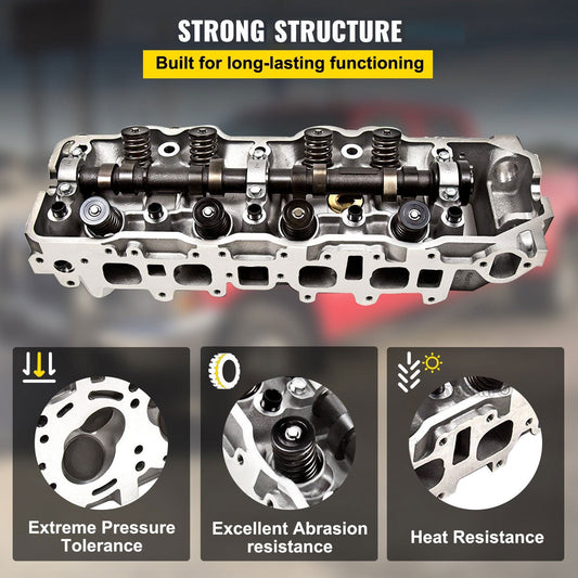 Toyota 4Runner/Pickup 2.4L Cylinder Head with Camshaft & Valve Components