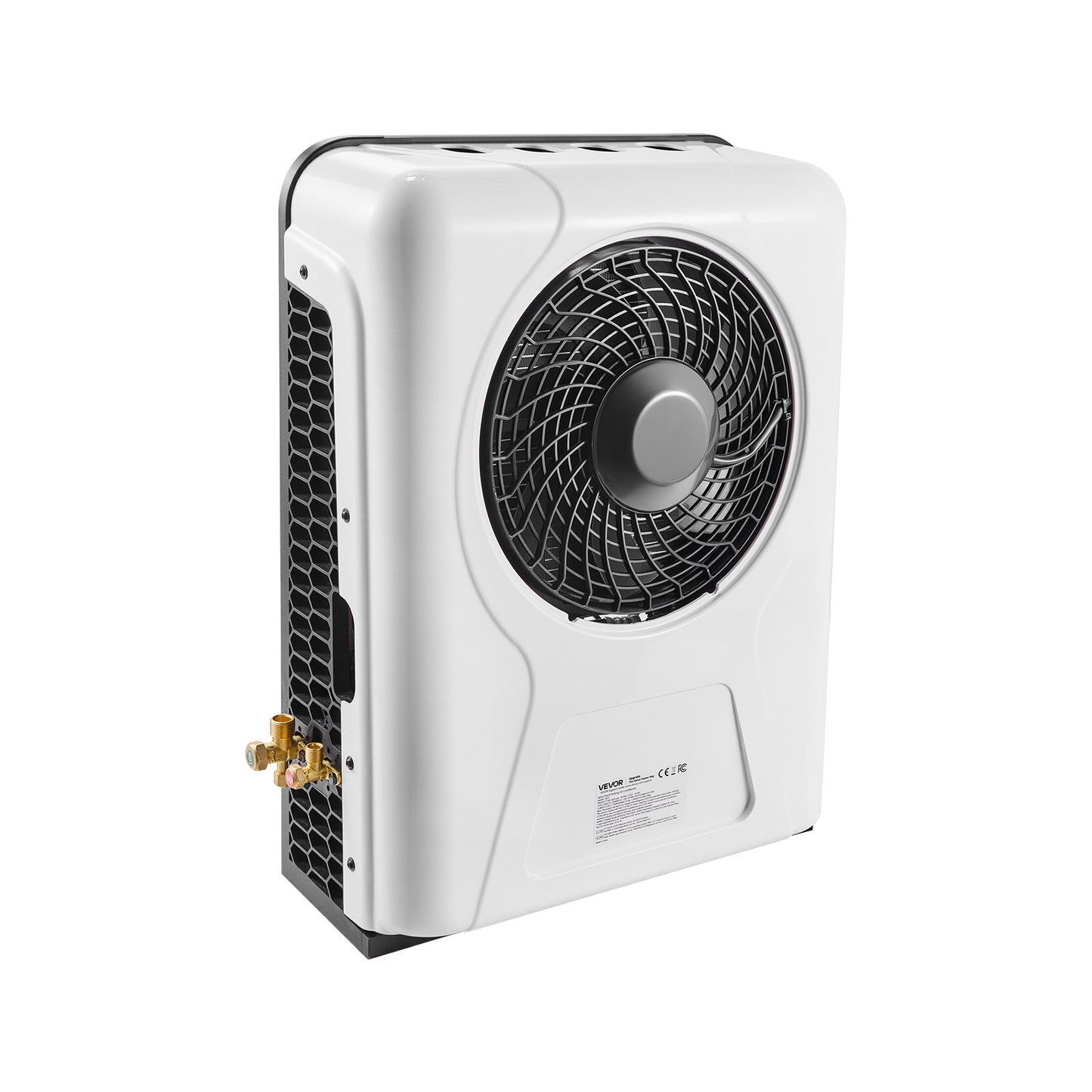 Truck Air Conditioner, 12V 10000 BTU Mini Split AC Unit, 400 m³/h Airflow Cab Air Conditioner, Fast Cooling Low Noise for Semi Truck, Camper, Construction Vehicle, Crane, Tractor, Excavator