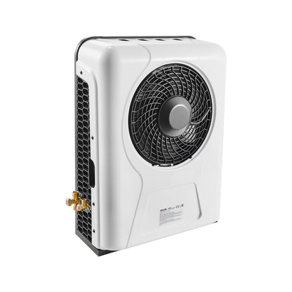 Truck Air Conditioner, 12V 10000 BTU Mini Split AC Unit, 400 m³/h Airflow Cab Air Conditioner, Fast Cooling Low Noise for Semi Truck, Camper, Construction Vehicle, Crane, Tractor, Excavator