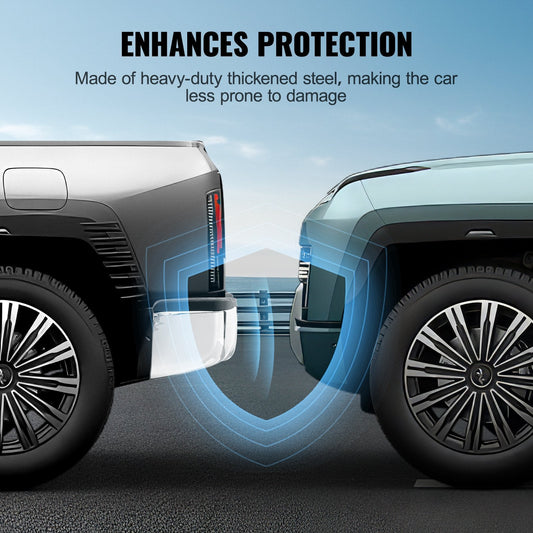Chrome Steel Rear Step Bumper for 2007-2013 Toyota Tundra, 1.95m, 18kg