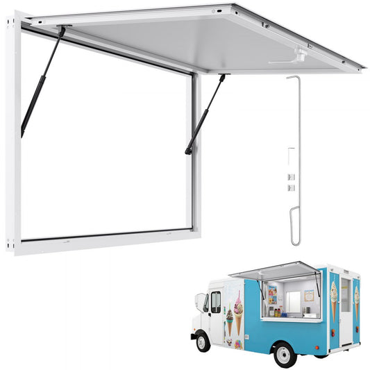 135x84 cm Concession Stand Serving Window Food Truck Service Awning