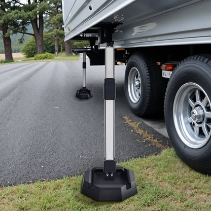 RV Leveling Pads 5000 lbs 4 Pcs Rubber Trailer Jack Pads 5.5" Square Feet