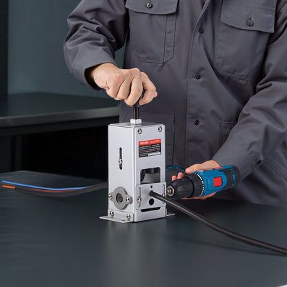 Manual Wire Stripper Machine, 1.5-30 mm, Copper Cable Stripper Tool, Hand Crank or Drill Powered Modes, Heavy-Duty Q235 Frame Wire Stripping Machine, Easy to Use, for Scrap Copper Recycling