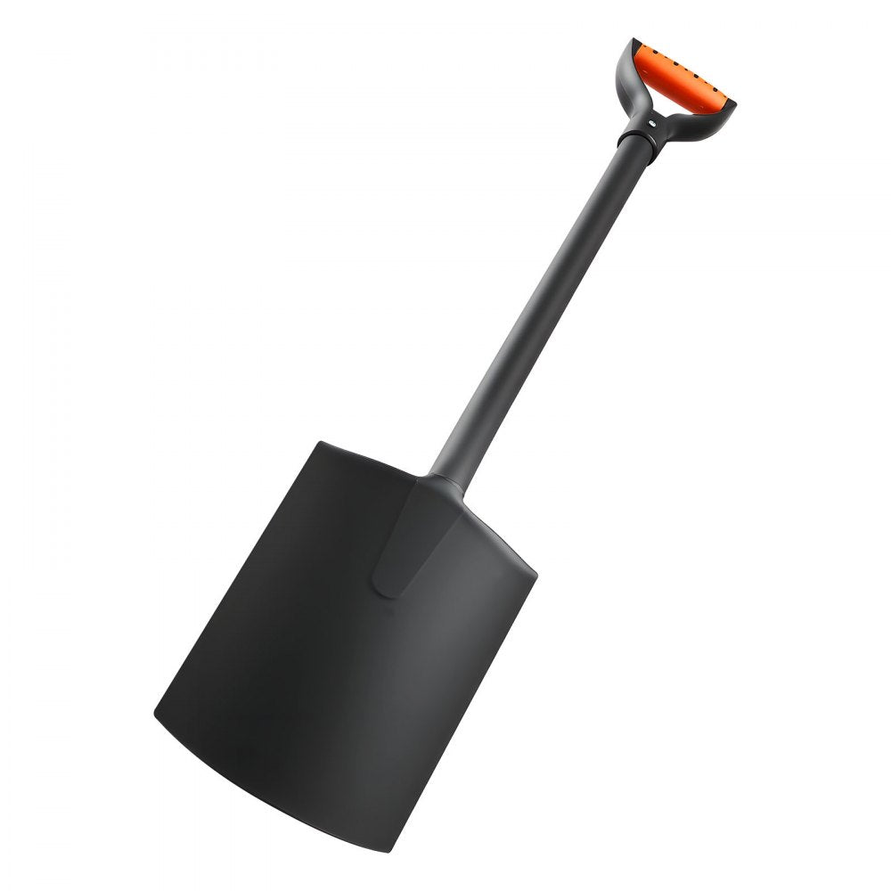 Square Shovel Flat Shovel 122 cm with D-Handle for Gardening & Digging