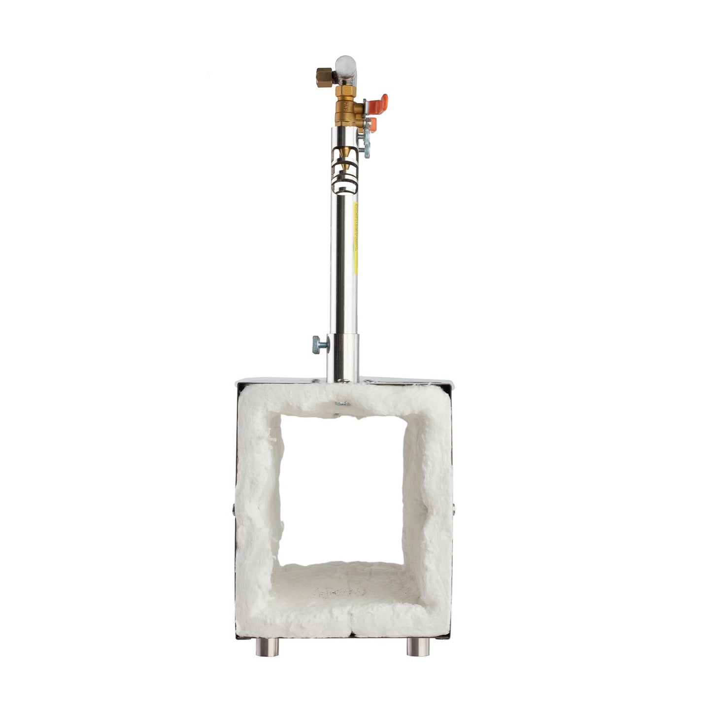 Portable Propane Forge, 2 Burners, 2600℉ Tool and Knife Making Blacksmithing Farrier Forge, Large Capacity Square Shape, Stainless Steel Gas Forging Tools and Equipment, Use for Metal Forging