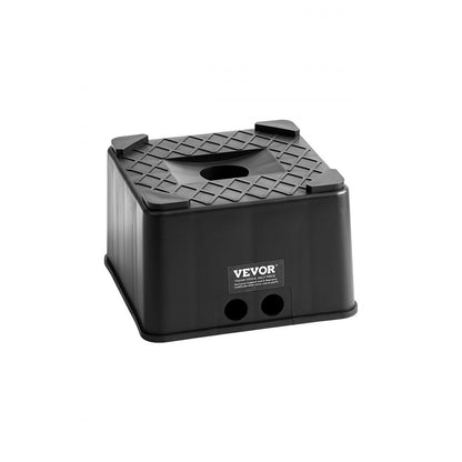 Trailer Jack Block, 6" High Heavy Duty RV Leveling Block with 6000 lbs Capacity, RV Jack Stand, Motorcycle Stand, Stool,