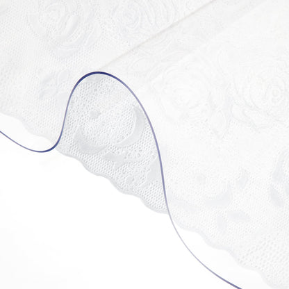 VEVOR Plastic Table Cover 40 x 80 Inch（101.6 x 203.2 cm）, 1.5 mm Thick Clear Table