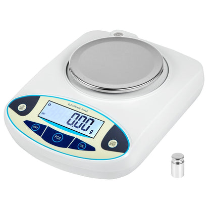 Digital Lab Precision Scale 500g x 0.01g with LCD Display and Wide Usage