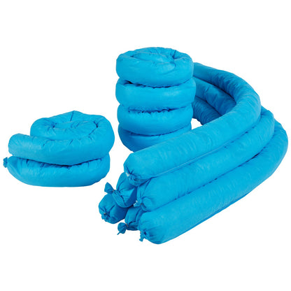 VEVOR Universal Absorbent Sock, Water Absorbing Snake 20 Gal Capacity, 3" x 47.24"