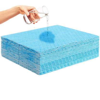 VEVOR Spill Absorbent Pads, Water Absorbing Mat Pad in Dispenser Box, 6 Gal Capacity,