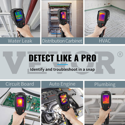 Infrared Thermal Camera with 240x180 Resolution, 2.8" Display, 4 Color Modes