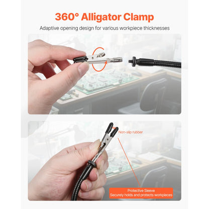 VEVOR Magnetic Helping Hands Soldering Station 4 Flexible Arms Alligator Clips