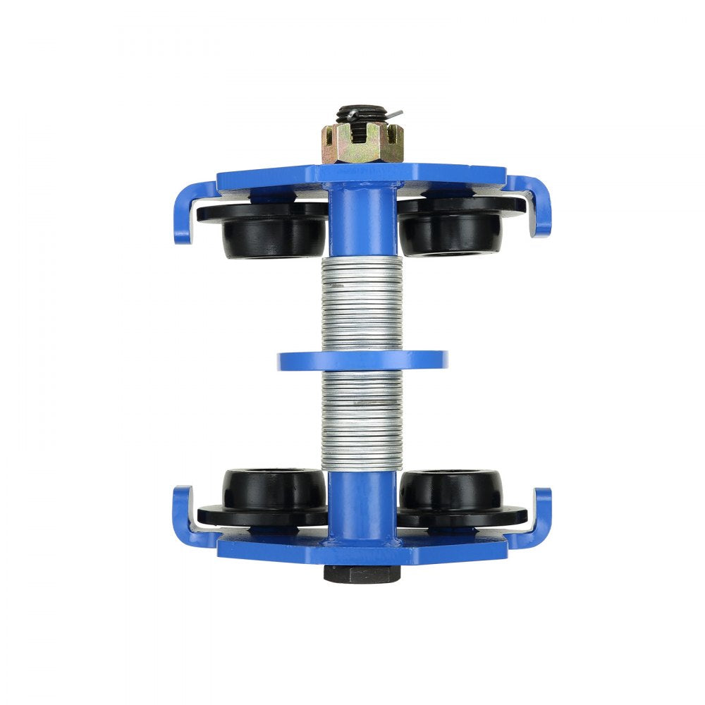 Manual Trolley, 1 Ton Load Capacity, Push Beam Trolley with Dual Wheels, Adjustable for I-Beam Flange Width 63.5 mm to 1