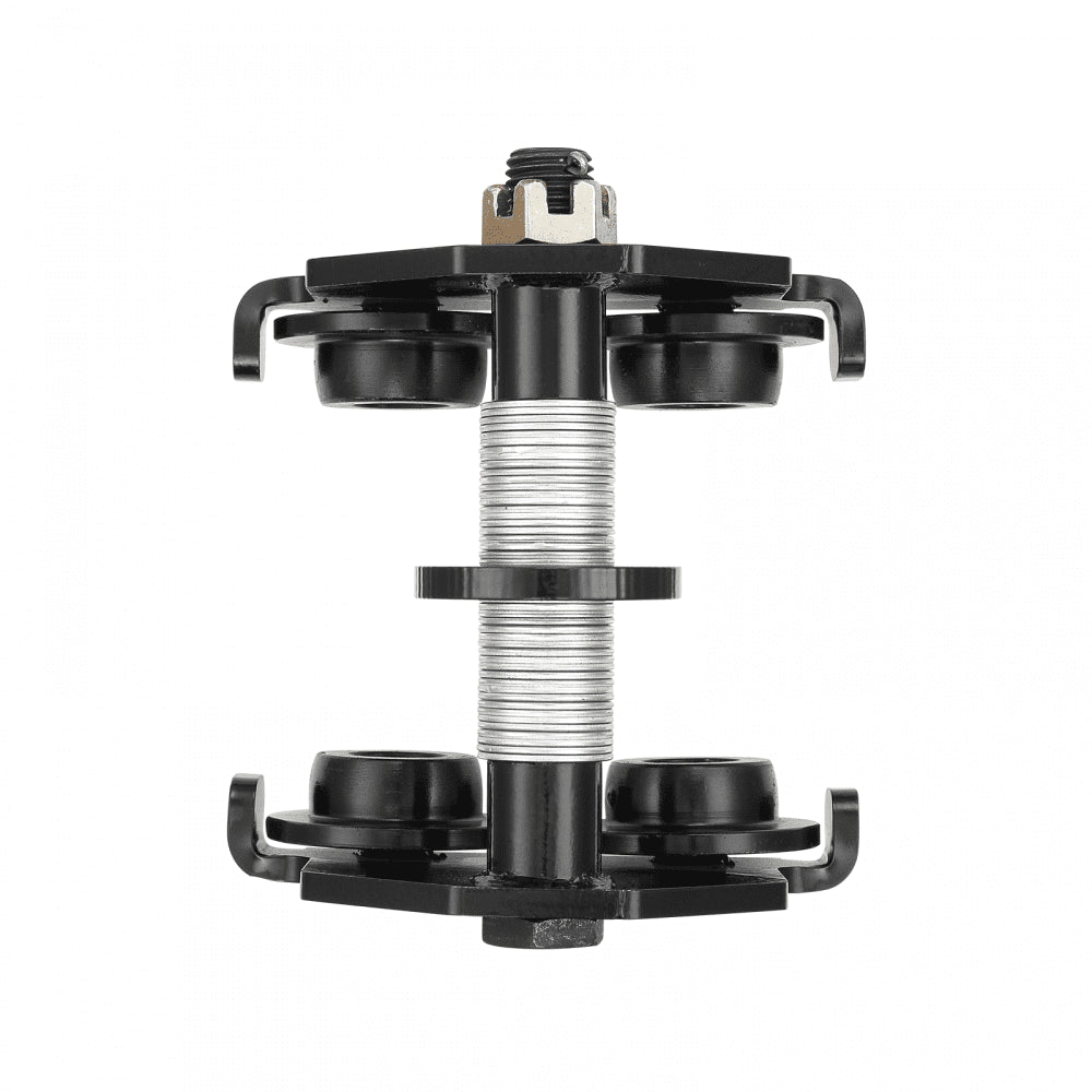 Manual Trolley, 2 Ton Load Capacity, Push Beam Trolley with Dual Wheels, Adjustable for I-Beam Flange Width 63.5 mm to 1