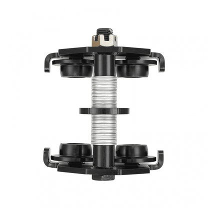 Manual Trolley, 2 Ton Load Capacity, Push Beam Trolley with Dual Wheels, Adjustable for I-Beam Flange Width 63.5 mm to 1