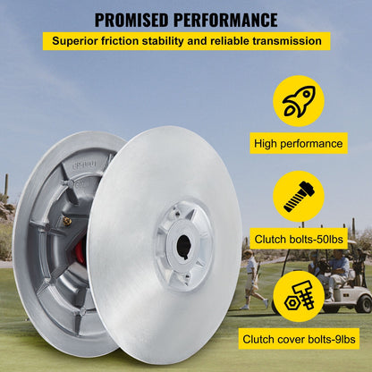 Golf Cart Driven Clutch Kit for Yamaha G2-G28 (1985-2007), Aluminum Alloy